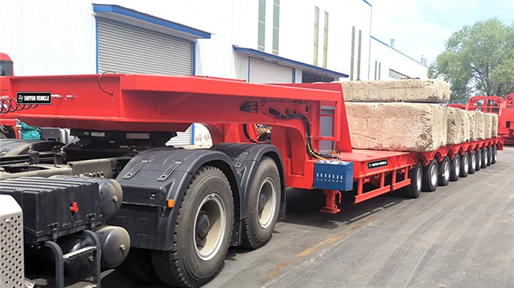 10 Axle Extendable Tower Trailer for Sale - Shiyun Vehicle