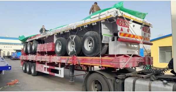 Tri Axle Flatbed Trailer Manufactures for Sale in Djibouti