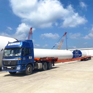四轴56米风叶运输半挂车